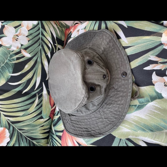 The Wanderer Tilley Green Hat Size 7 1/4 - Picture 5 of 11